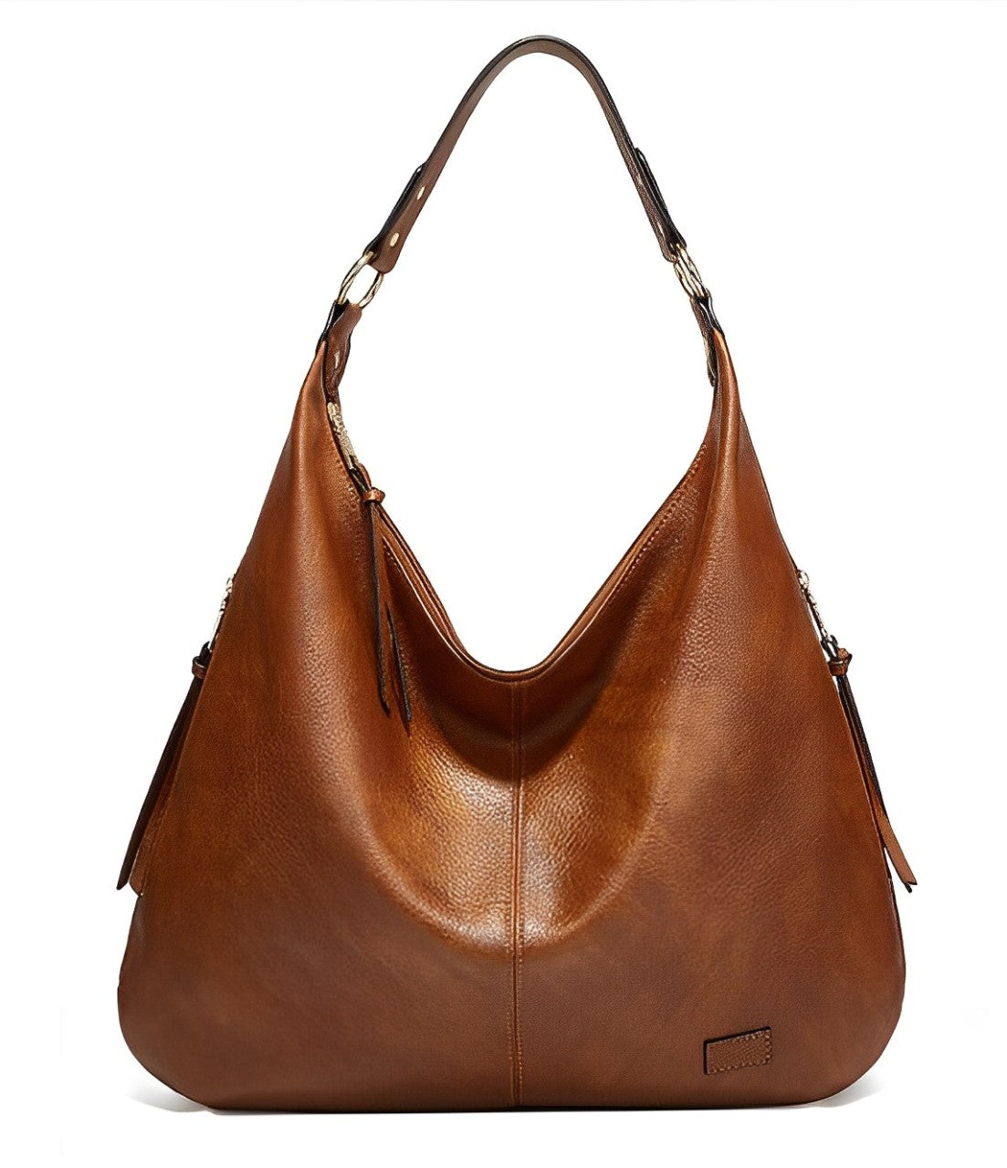 Alva™ | Simple large shoulder bag in solid color