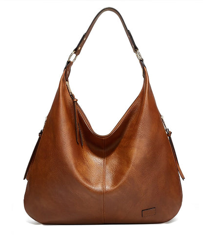 Alva™ | Simple large shoulder bag in solid color