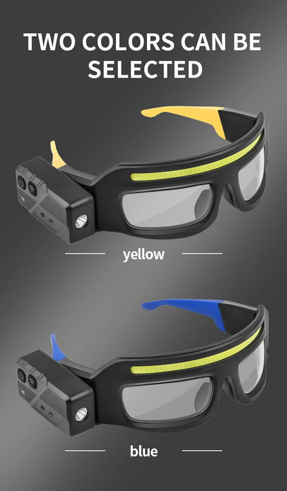 LumaGuard™ - Wiederaufladbare LED-Sicherheitsbrille für Außenbereich & Arbeit