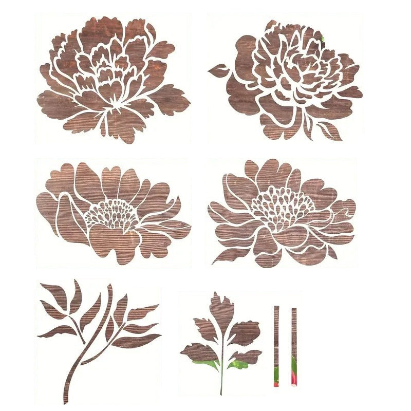 50% off | FlowerCraft™ - Large Decorative Flower Stencils [Last Day Discount] 