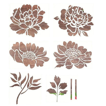50% off | FlowerCraft™ - Large Decorative Flower Stencils [Last Day Discount] 
