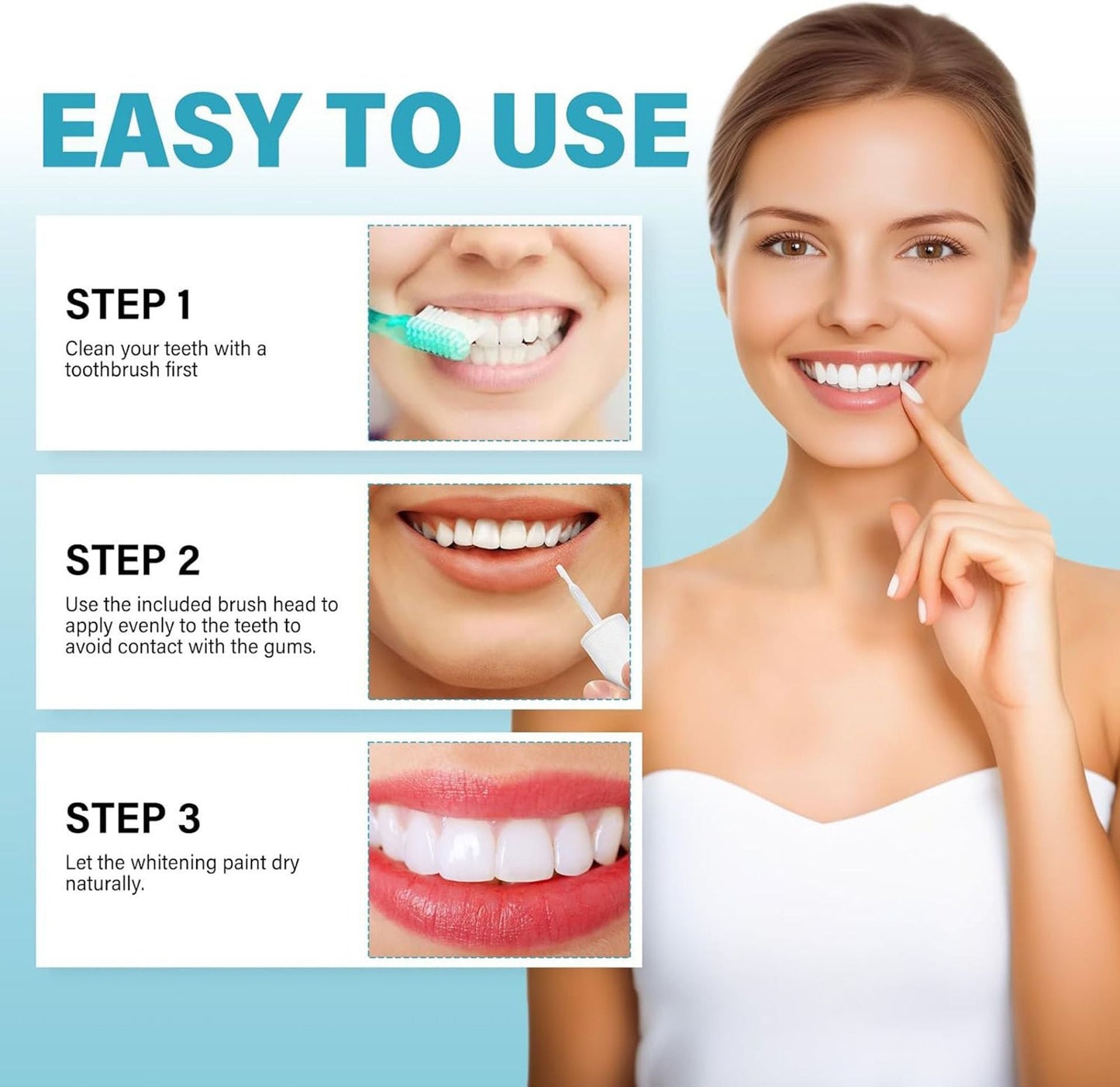 BrightSmile™ - Sofortiges Zahnaufhellungspigment für ein strahlendes Lächeln