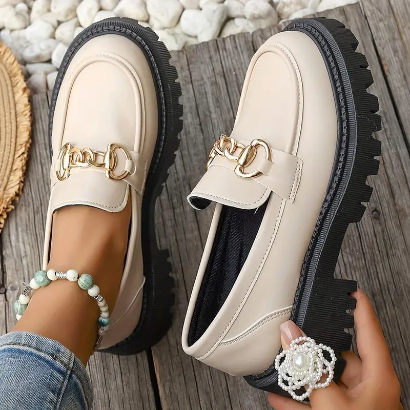 50% off | Gisela™ - Buckle casual preppy style slip-on chunky shoes [Last day discount]