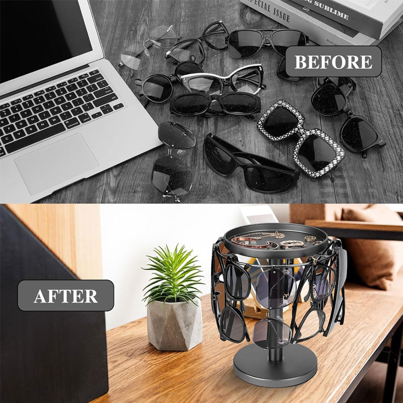 360° Drehbarer Brillenhalter - Organizer für Brillen und Schmuck