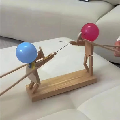 WoodKnight™ | Balloon Bamboo Man Sword Fight - Incl. 40 Balloons