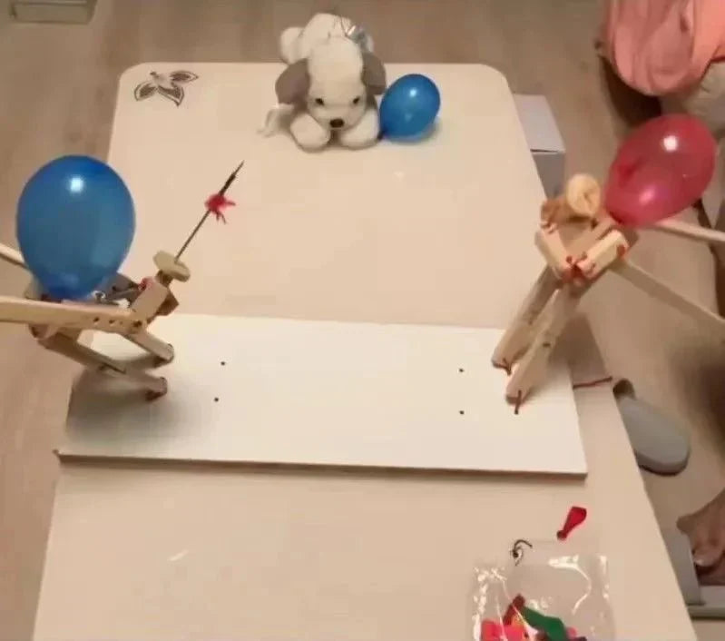 WoodKnight™ | Balloon Bamboo Man Sword Fight - Incl. 40 Balloons
