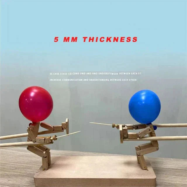 WoodKnight™ | Balloon Bamboo Man Sword Fight - Incl. 40 Balloons