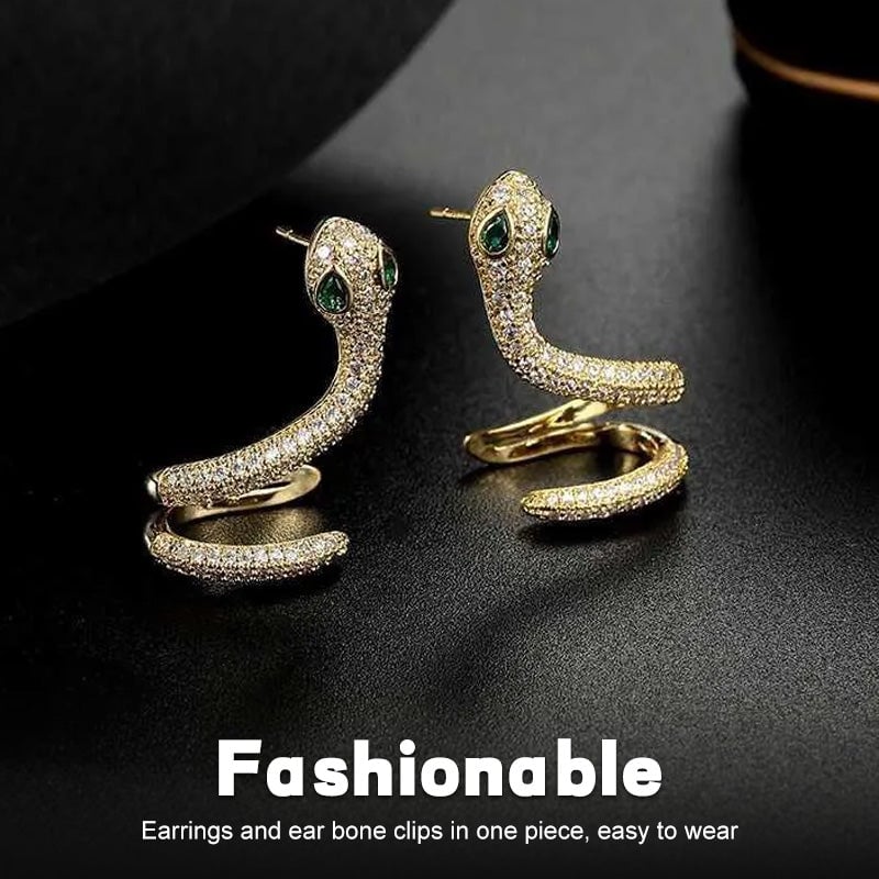 Sinistra™ | Snake Earrings 