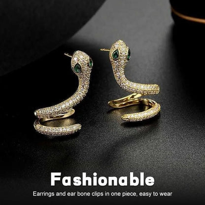 Sinistra™ | Snake Earrings 
