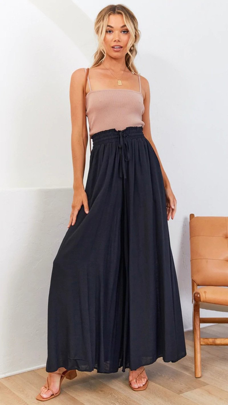 Wide Style™ | Women's Wide-Leg Casual Pants