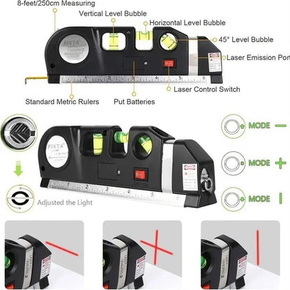 LevelMaster™ | Multipurpose laser level with 3 line modes