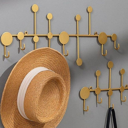 Minimalistische moderne Wandhaken für stilvolle Heimorganisation
