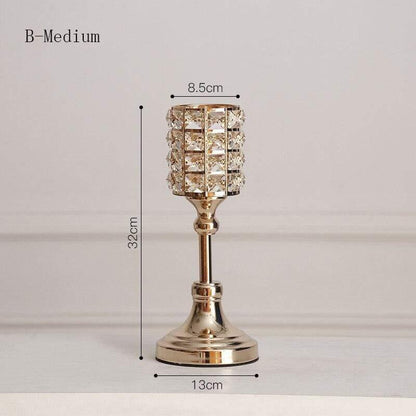 Vintage Metallkerzenhalter Mittelstück für elegante Dekoration