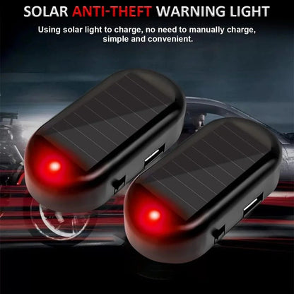 Solarbetriebene Auto-Alarm-Sicherheitsleuchte