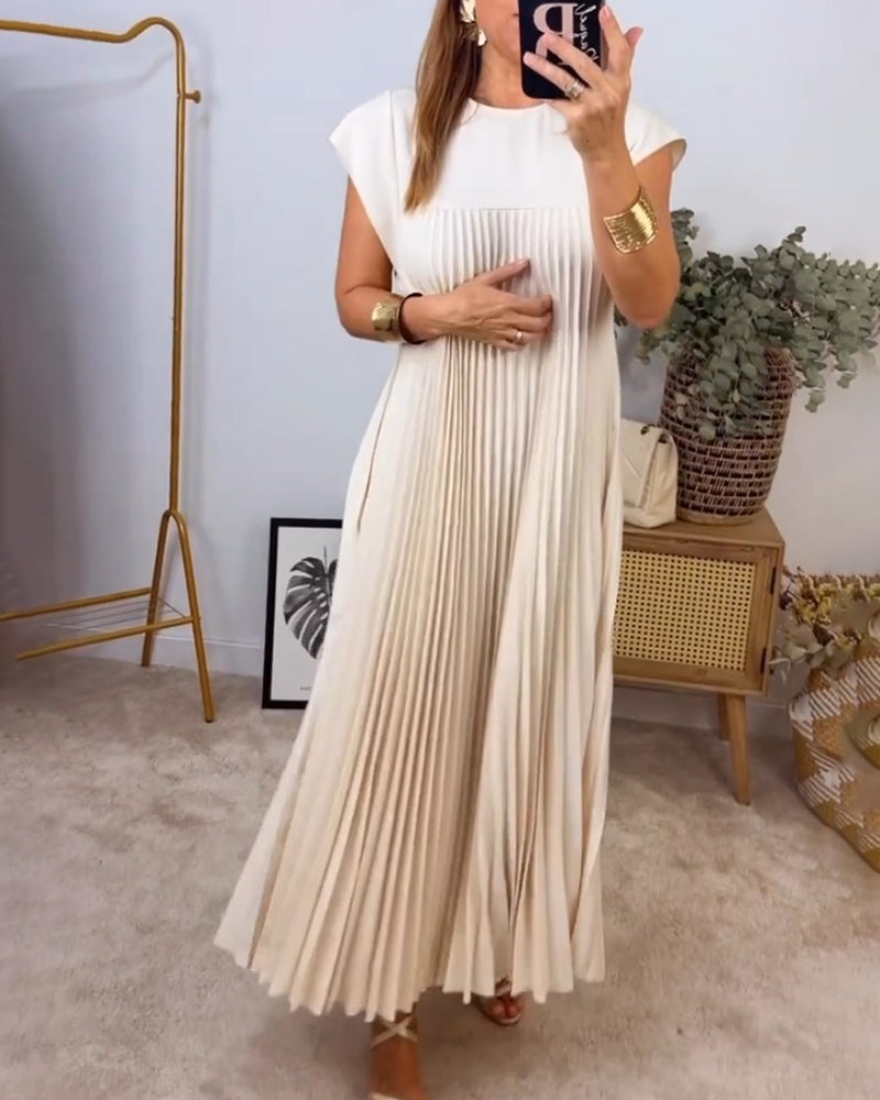 Seraphina™ | pleated maxi dress