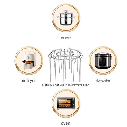 Vertikaler Airfryer Barbecue Kebab Grillrost