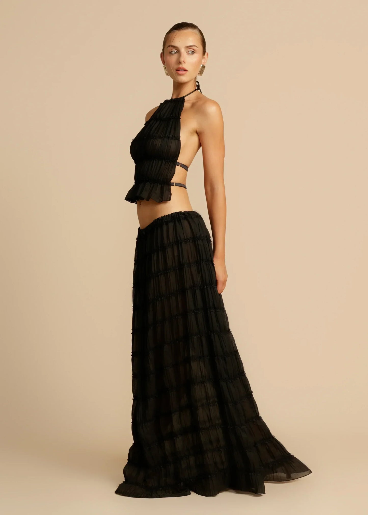 Yvonna™ | Chic two-piece pleated set