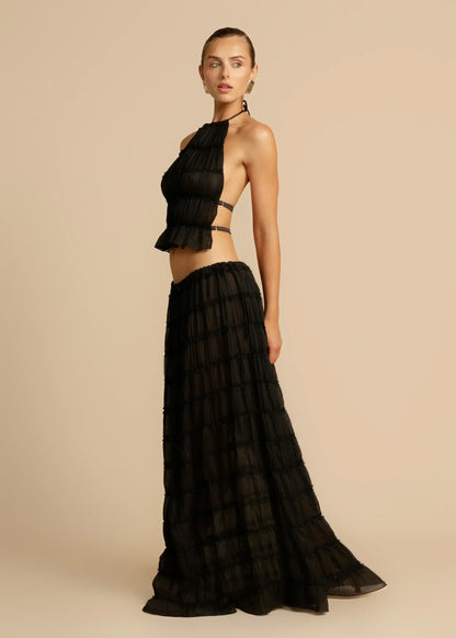 Yvonna™ | Chic two-piece pleated set