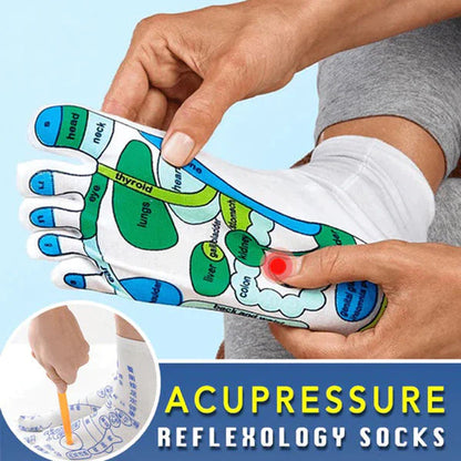 Komfort Fit Akupressur Reflexzonen Massage Socken Set