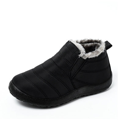 Ebeek™ Winter Female Slip On Flat Casual Shoes Waterproof