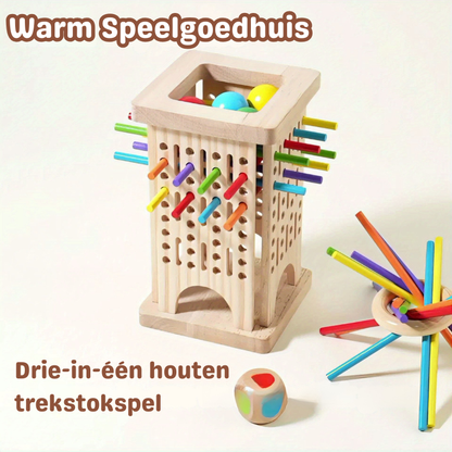 50% RABATT | Milos Zauberturm – Dreifach-Holzspielset [Letzter Tag Rabatt]