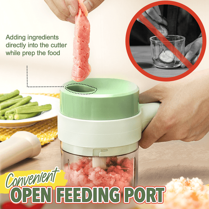 ChopFlex | Cordless Multifunctional Electric Grinder – Effortless Slicing, Chopping &amp; Cleaning 