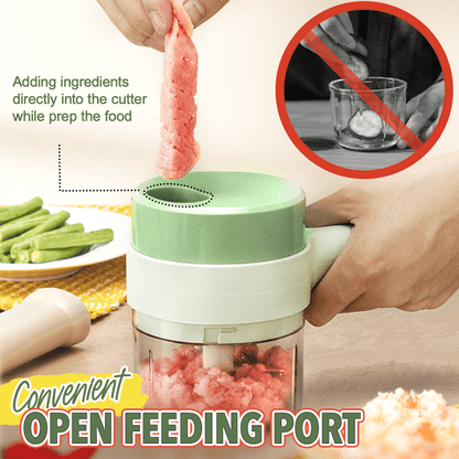 ChopFlex | Cordless Multifunctional Electric Grinder – Effortless Slicing, Chopping &amp; Cleaning 