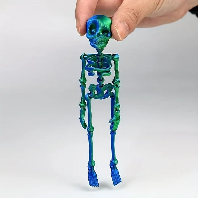 Gruseliger Skelett Kühlschrankmagnet für Halloween-Dekor