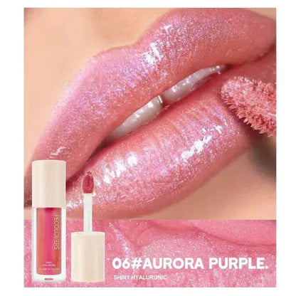 Transparenter Glanzlippenstift für strahlenden Glanz