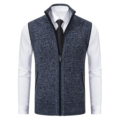 Fleecora™ – Knitted sleeveless fleece vest