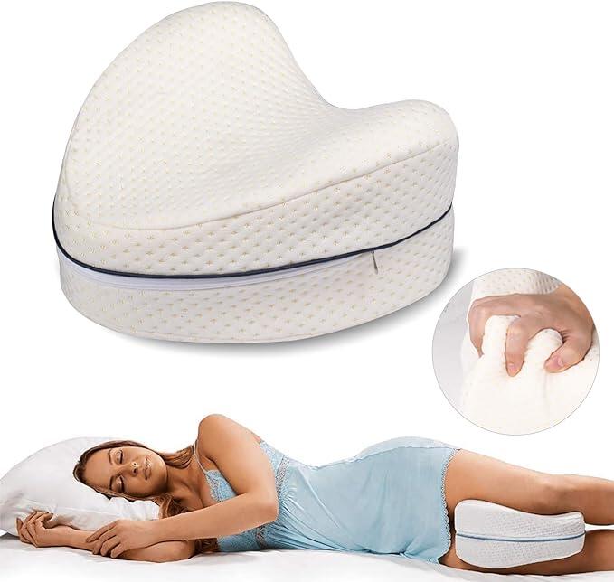 Ergonomisches Beinkissen aus Memory-Schaum für Seitenschläfer