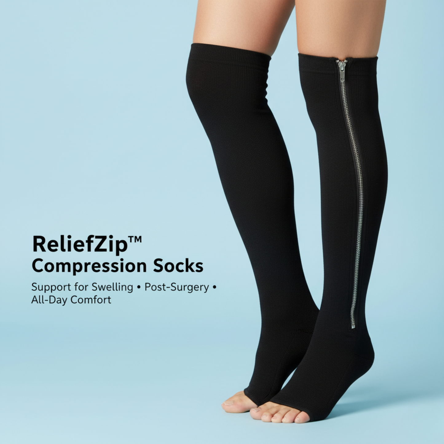 ReliefZip™ - Bequeme Schuhe zum Hineinschlüpfen für Energie den ganzen Tag