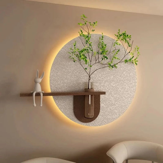 LunaGlow™ - Minimalistische Mondwandlampe Kunst