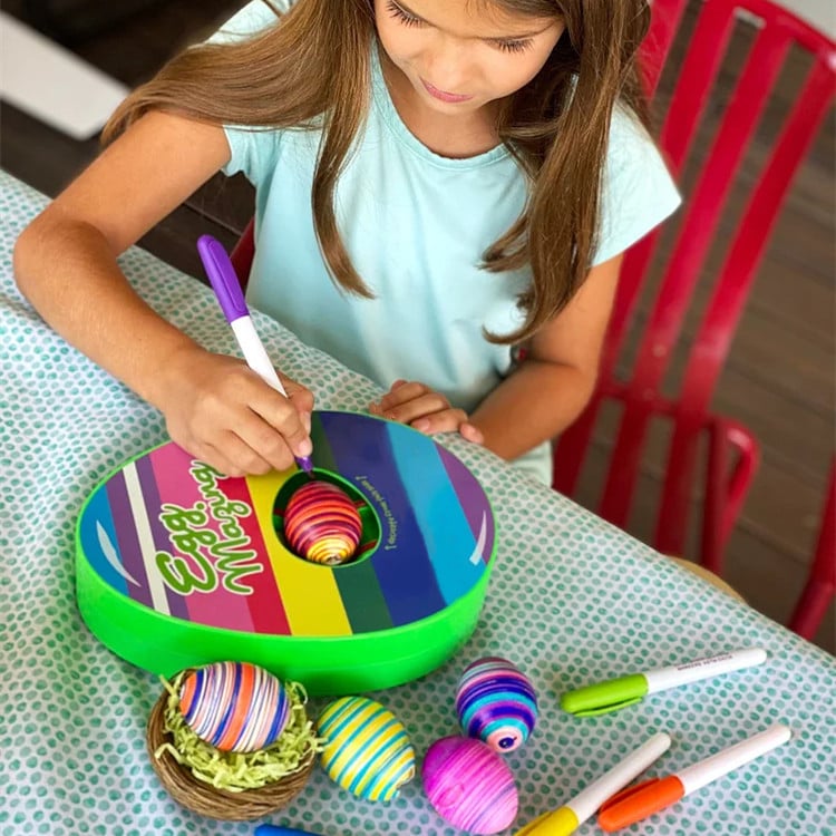 PlayCraft™ - DIY Kinderspaß Mazing-Ei-Drehbank Spielzeug