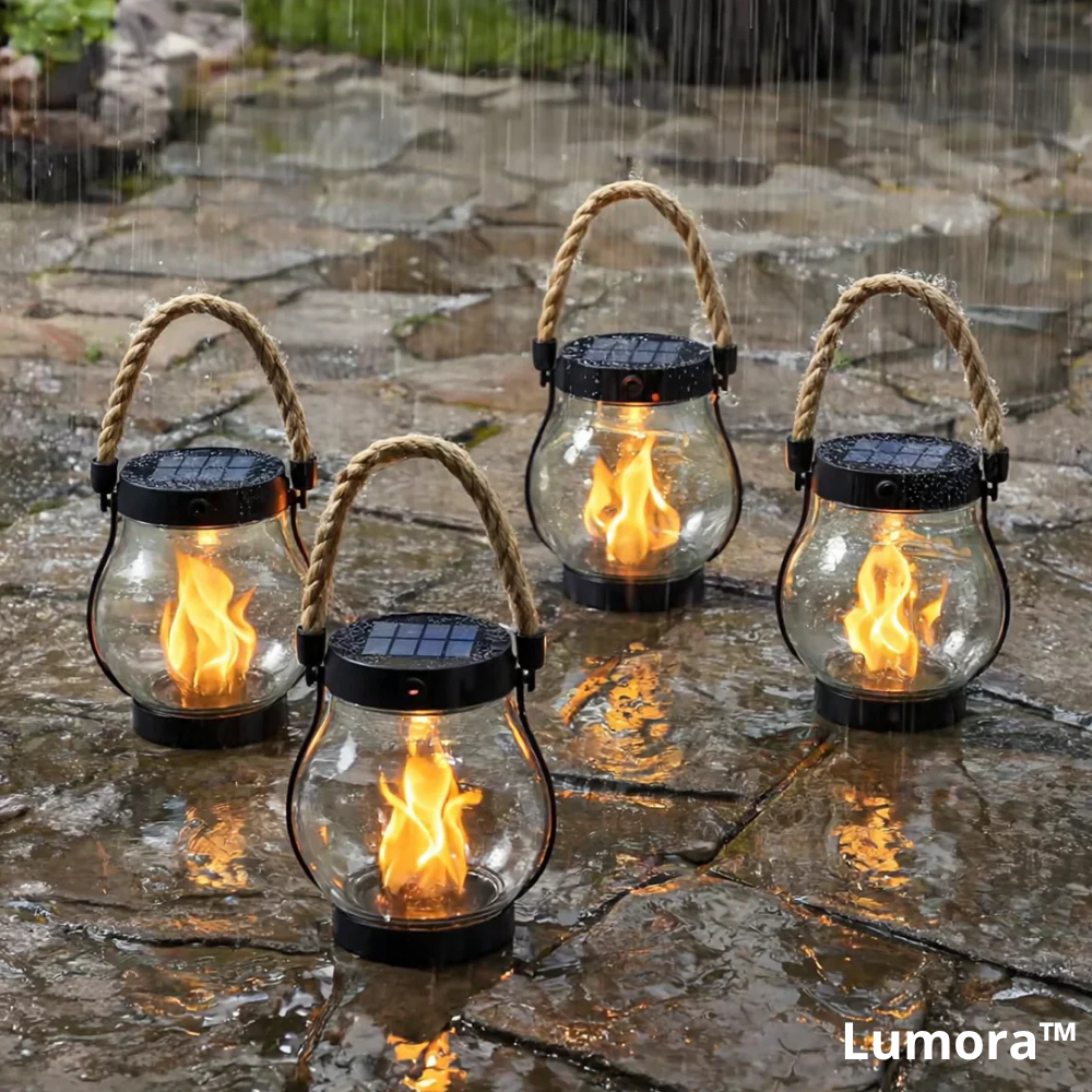 Lumora™ - Solarbetriebene Außenlaternenbeleuchtung