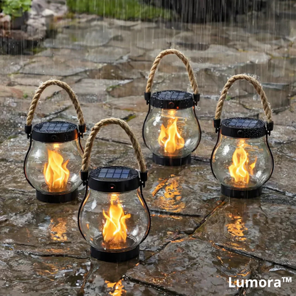 Lumora™ - Solarbetriebene Außenlaternenbeleuchtung