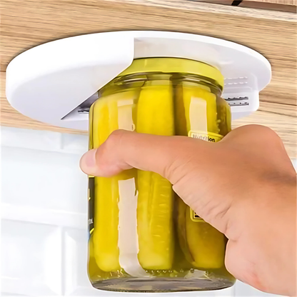 Ergonomisches Einhand-Glasdeckelöffner-Werkzeug