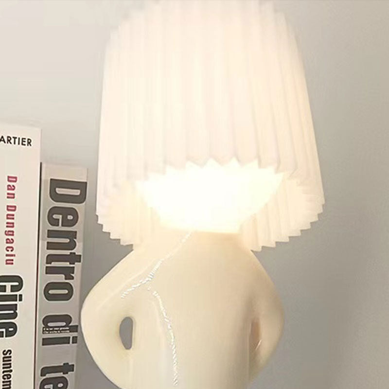 Lampet Quirky table lamp with folded lampshade