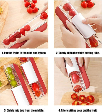 ZippyChop™ | Zippered Fruit and Vegetable Cutter