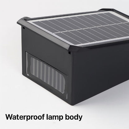 LumaGlow™ - Elegante Solar-Wandleuchte mit 4-seitigem Farbglühen