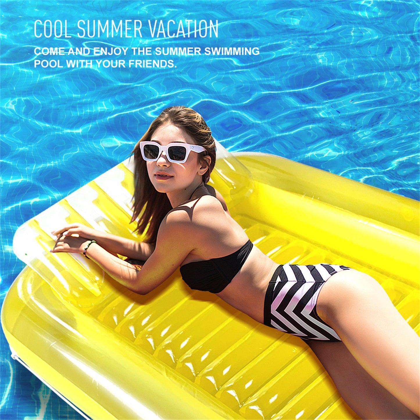 AirBed™ | Inflatable air mattress for sunbathing and water fun