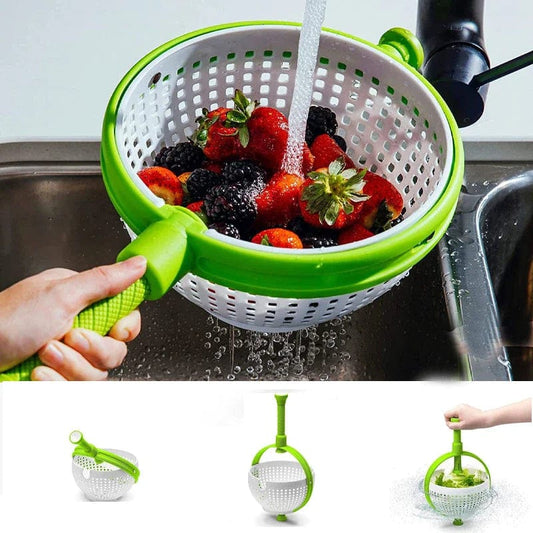 SaladTwist™ | Salad spinner and vegetable washer filter