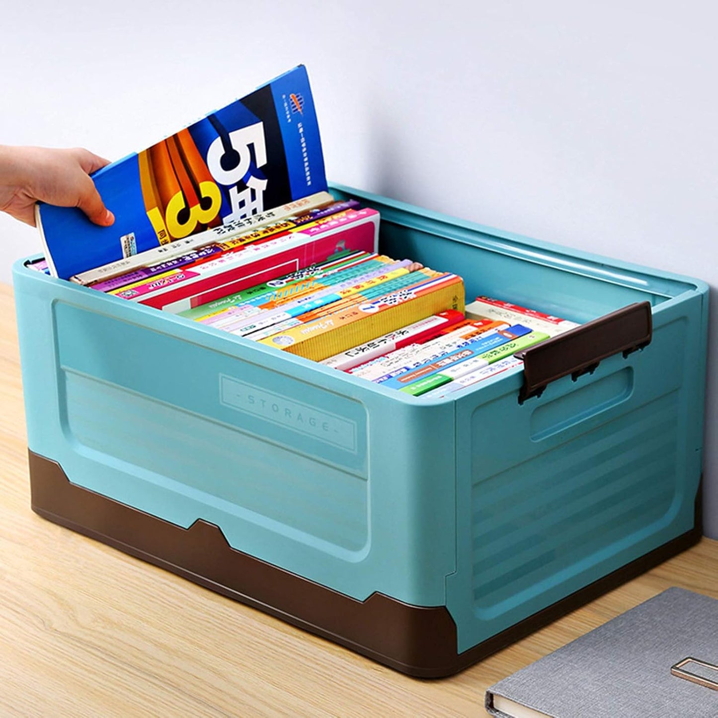 faltbare Aufbewahrungsbox mit Deckel für Zuhause und Kleiderschrank