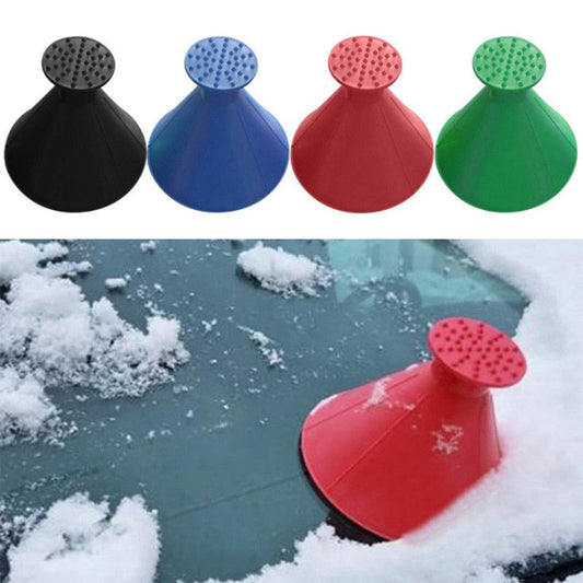 Ergonomischer Eiskratzer für Autobildschirme im Winter