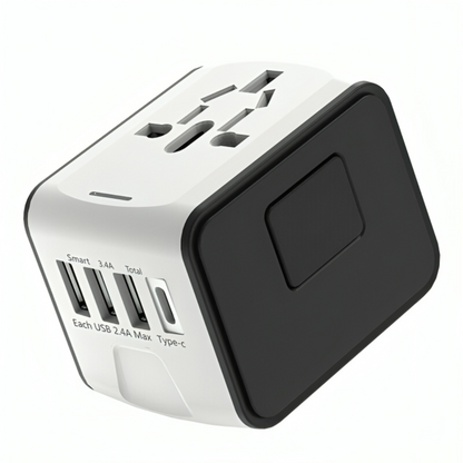 GlobeCharge™ | Offers an all-in-one adapter charging solution