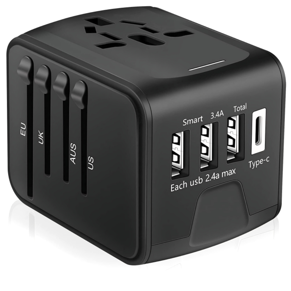 GlobeCharge™ | Offers an all-in-one adapter charging solution