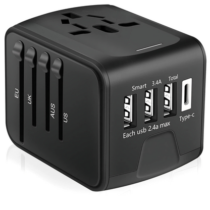 GlobeCharge™ | Offers an all-in-one adapter charging solution