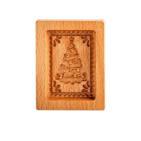 CarveBake™ | Wood Engraved Cookie Mold