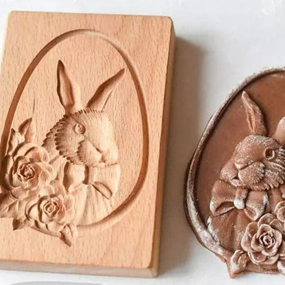 CarveBake™ | Wood Engraved Cookie Mold
