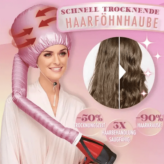 DryCap™ – Portable Hair Dryer Cap with Hood